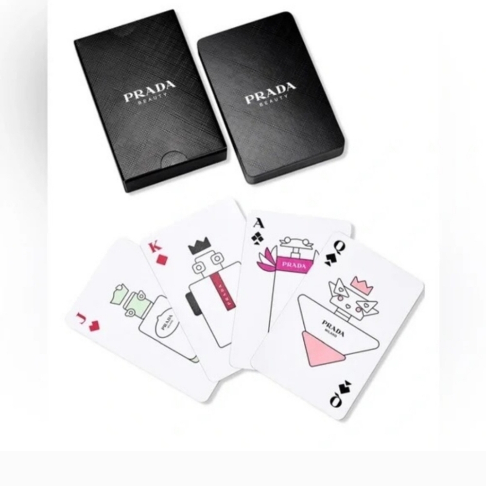 New! PRADA Playing Cards